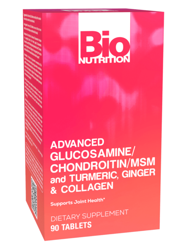Bio nutrition advanced glucosamine, choline, turmeric & ginger.