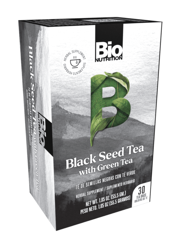 Black seed tea with green tea.