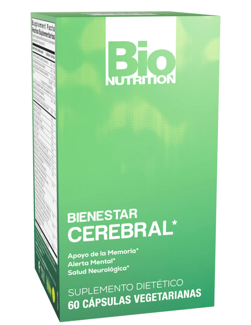 Bio nutrition benestar cerebral 60 capsules.