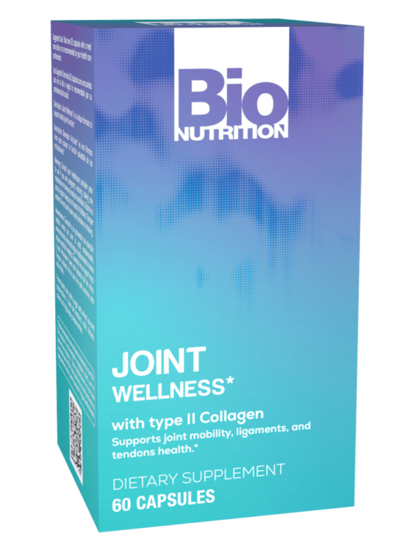Bio nutrition joint wellness with ii collagen 60 capsules.