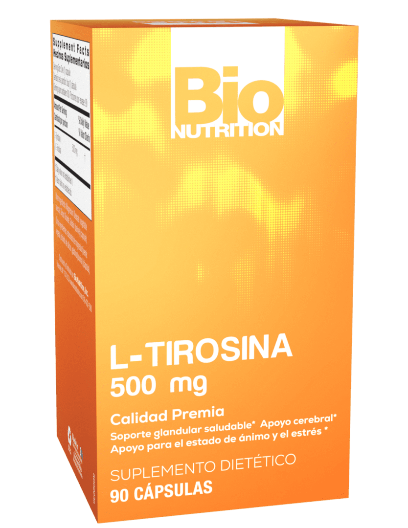 L - tirosina 500mg capsules.