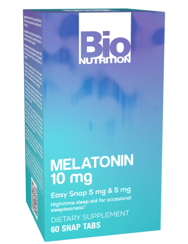 Bio nutrition melatonin 10 mg easy tabs.