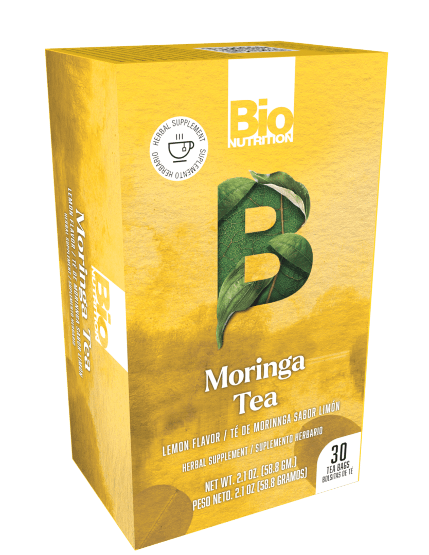 Moringa tea in a box.