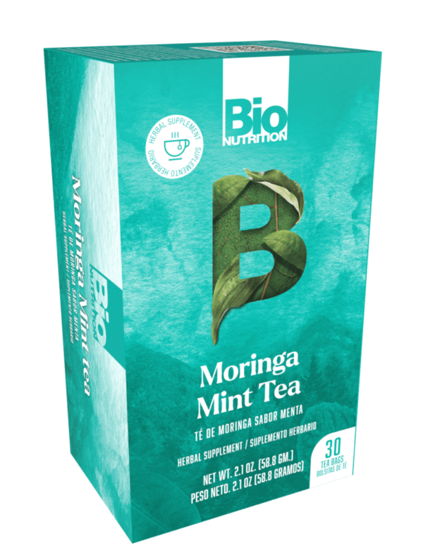 Moringa mint tea box.