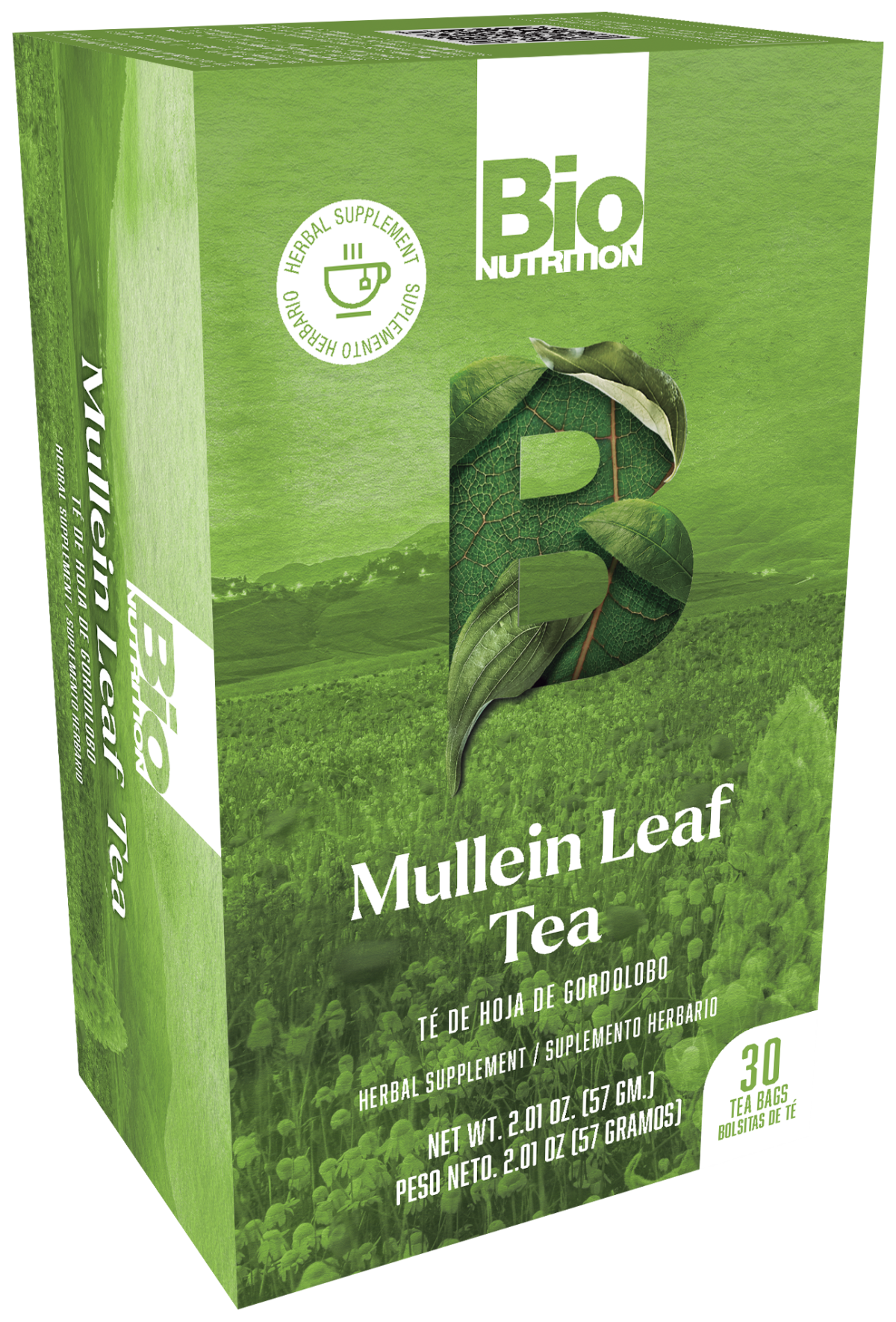 Bio Nutrition Mullein Leaf Tea Box