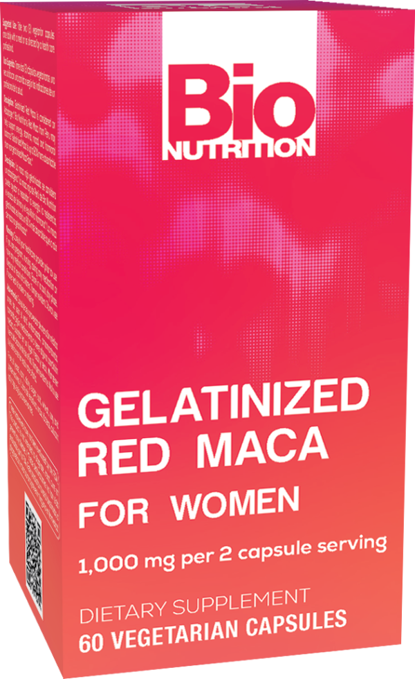 Red maca supplement for women.